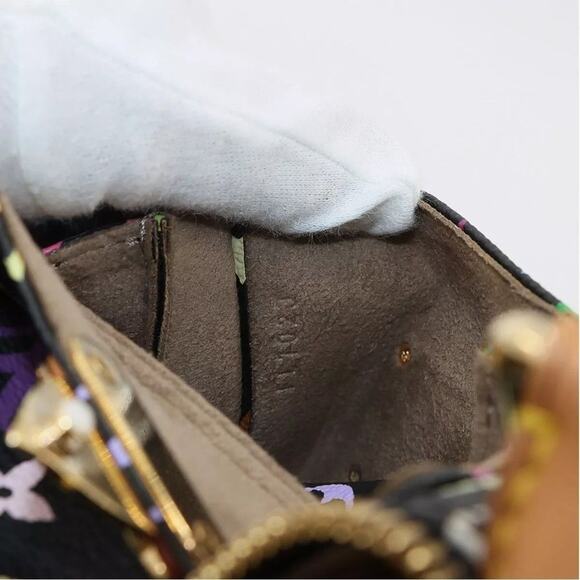 LOUIS VUITTON Monogram Multi Color Keepall 45 Luggage Noir M92640 Purse - Picture 8 of 8